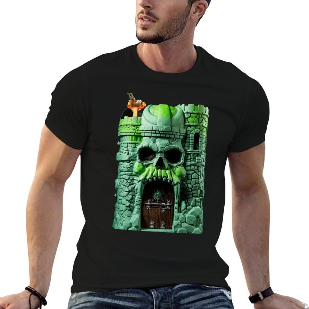Castle Grayskull T-Shirt Plus Size Workout Short Sleeve Top