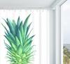 Pineapple Shower Curtain Watercolor Pineapple Tropical Fruit Green Yellow Polyester Fabric Bathroom Shower Curtain