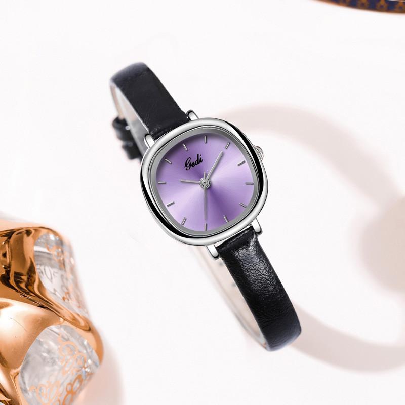 Gedi Womens Quartz Watch With Waterproof Mineral Glass For Casual And School Use