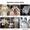 25-30cm Large Ostrich Feather for Wedding Bouquet or Photo Decoration
