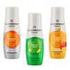 Sodastream Laranja Zero + Limão Lima + Laranja Manga Pacote com 3 concentrados