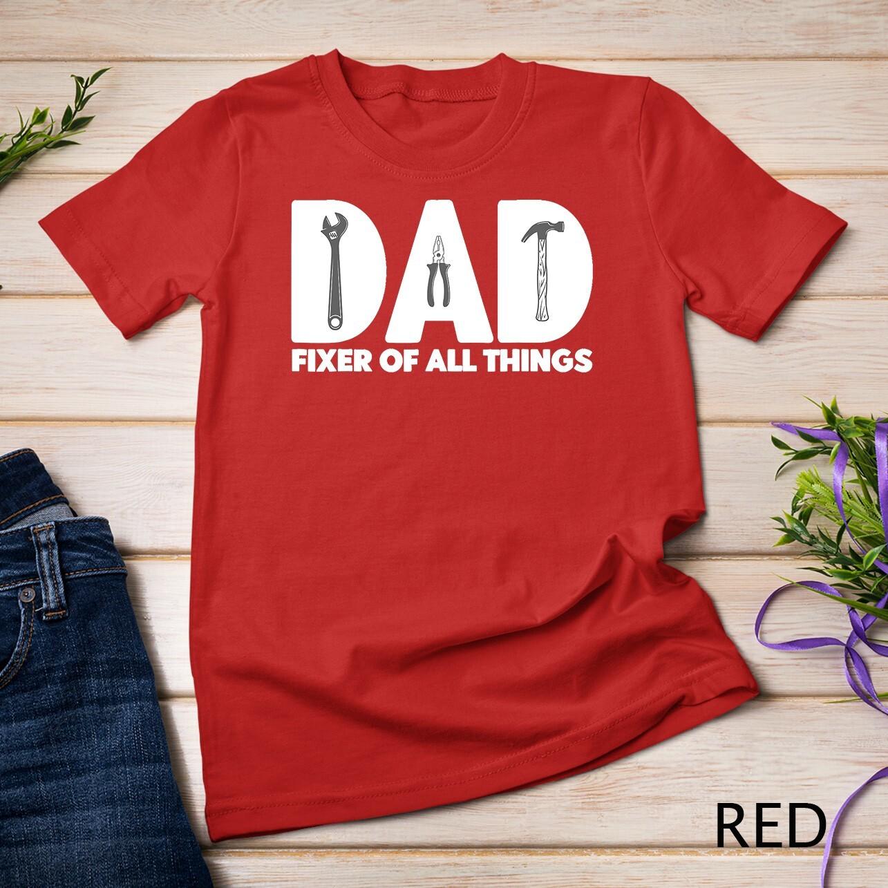 Contractor Gift Woodworking Tools Carpenter Woodworker Dad Unisex T-Shirt Mens Womens Tees Top S