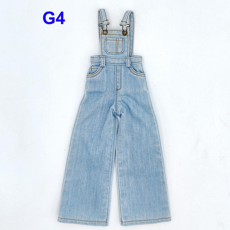 

Для куклы Блайз Одежда Джинсы на лямках для кукол Ob24 Ob22 Azone Наряд Брюки