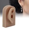 Silicone Ear Model Soft Flexible Right Ear Reusable Human Ear Model for Ear Piercing Training And Earrings Display