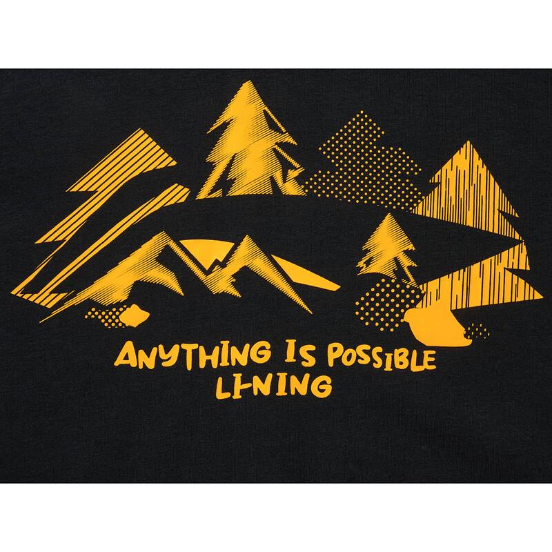 Li-Ning 2025 Unisex Fashion Print Hooded French Terry Sweatshirt AWDV355