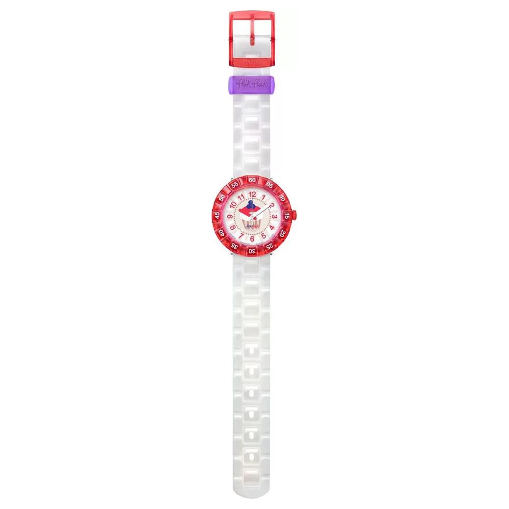 SWATCH Kids Flik Flak Feifei Series 33mm White Watch ZFCSP046 ZFCSP046 White Dial