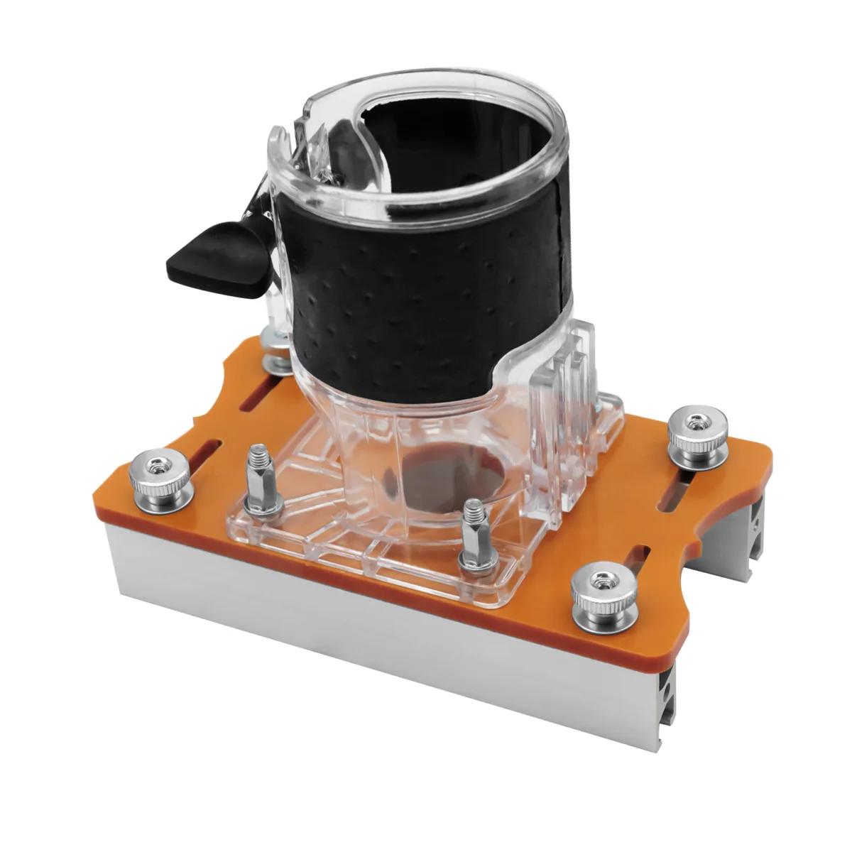 

2-in-1 connector slotter locator - handheld trimming machine with slotting base and fastening seat (milling/cutting tool)