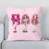 R-rainbow High Pillow Cases for Bed Cushion Cover Pillowcase 40*40 Decorative Pillowcases 40x40 Short Plush Cushions Covers Sofa