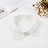 Colletto di Pizzo Rimovibile Mezzo Colletto Decorativo Staccabile Elegante Finto Colletto da Ufficio Accessori per Maglioni