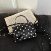 Simple Trendy Polka Dot Large Capacity Women Square Shoulder Crossbody Handbag