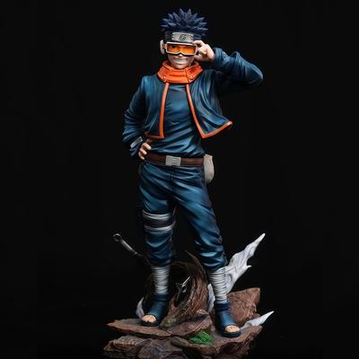 Naruto Kinder Brille Stirnband Obito Uchiha Anime Figur JG Modell Stehende Statue Figur Sammlerstücke Ornamente Junge Spielzeug Geschenk