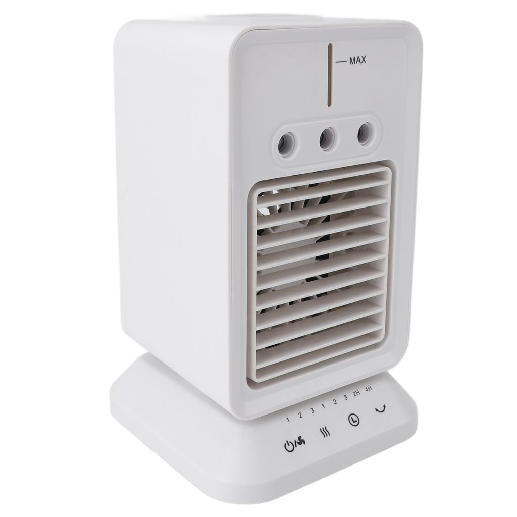 Portable Air Conditioner Multifunctional 3 Levels Oscillating Spray Humidifier Fan Desktop Water