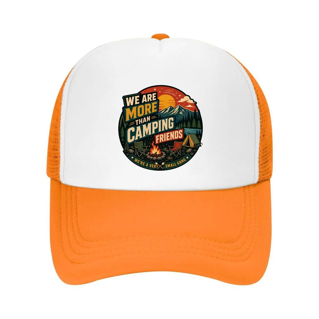 Retro Camping Friends Adventure Quot Mesh Baseball Cap Casual Hat Outdoor For Womens Unisex FeUnisex