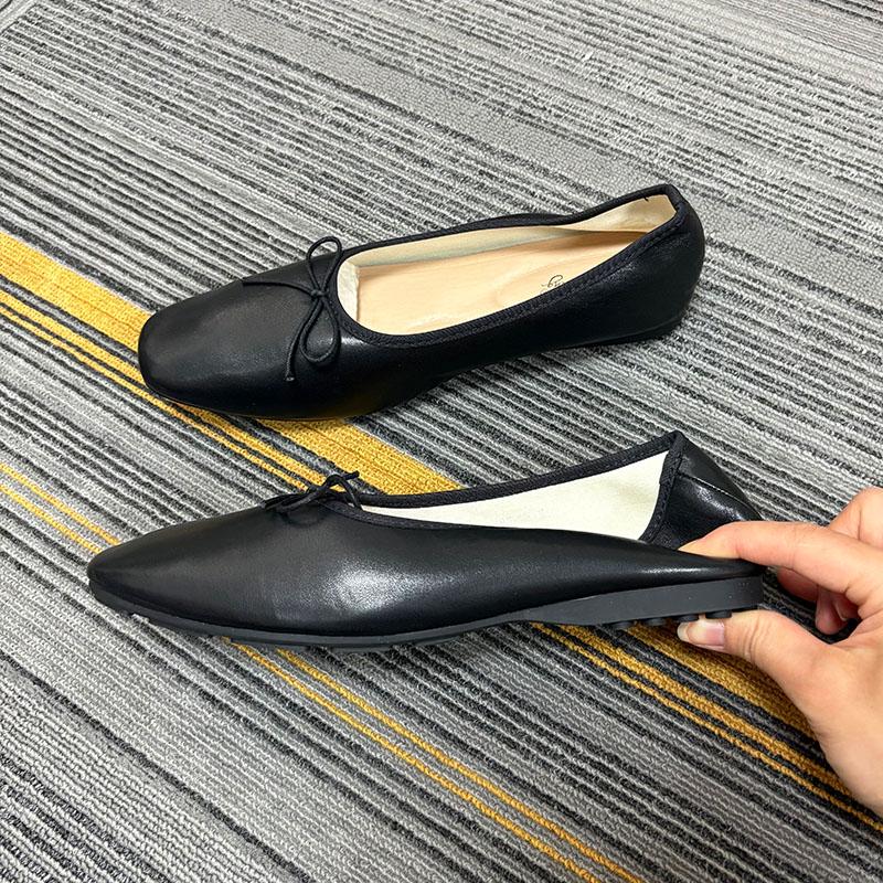 Fashion Fashion Butterfly-Knot Ladies Flats With Shoes Casual Female Soft Footwear Shallow Ballet Flats Slip On Shoes For Women