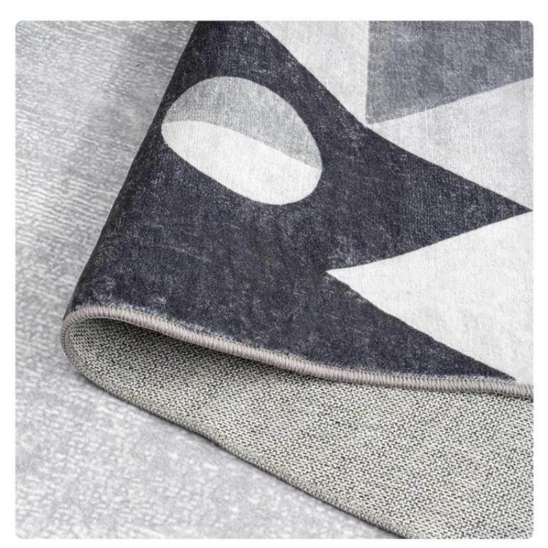 Modern Minimalist Loop Pile Living Room Carpet, Bedside Blanket for Sofa, Tea Table, Large Area Foot Pad, Home Decoration