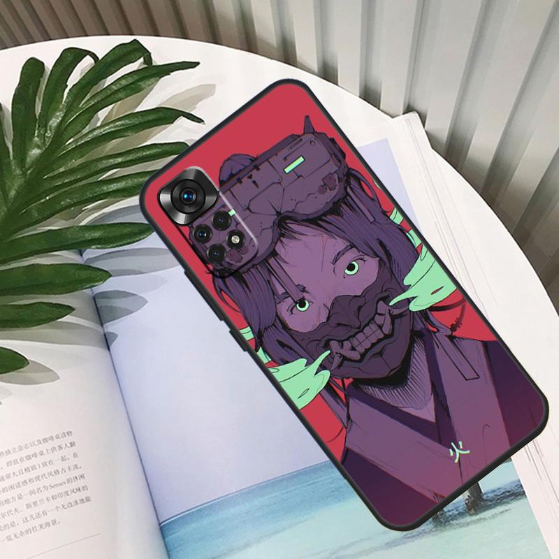 Samurai Oni Mask Funda For Xiaomi Redmi Note 13 10 11 12 14 15 Pro Plus Case For Redmi 15C 12C 13C 14C 10C 15