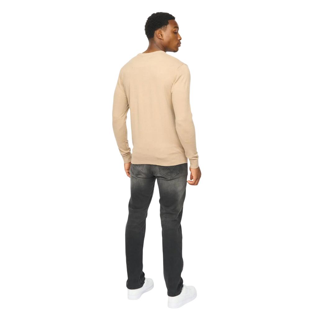 Duck and Cover Mens Consenza Knitted Crew Neck Sweatshirt