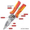 8-in-1 Multi-function Wire Stripper Electricians Voltage Testing Cable Cutting Scissors Crimping Pliers