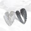 Rhinestone Wing Brooch for Women - Elegant Suit Decor & Creative Fashion Accessory