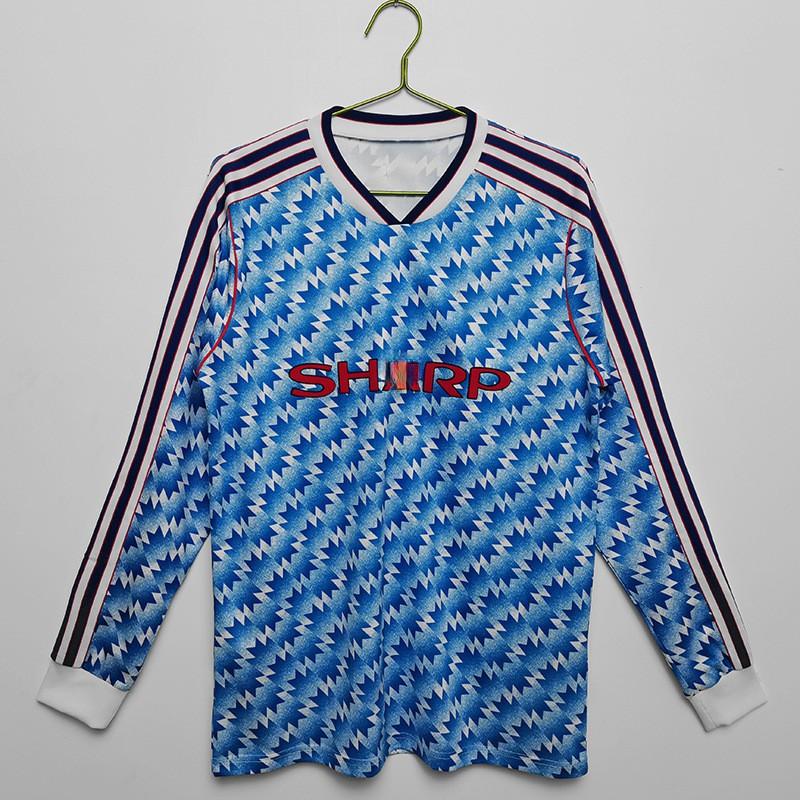 Retro Football Jersey Men Vintage Soccer Shirt Sports Training Top