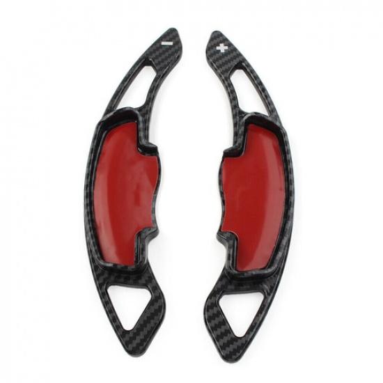 Carbon Fiber Steering Wheel Paddle Shifter Extension For Honda Accord Civic CR-V