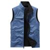 New Two-sided Vest Men's Autumn Thin Loose Large Size Outdoor Quick-drying Casual Youth Top Vest Jacket