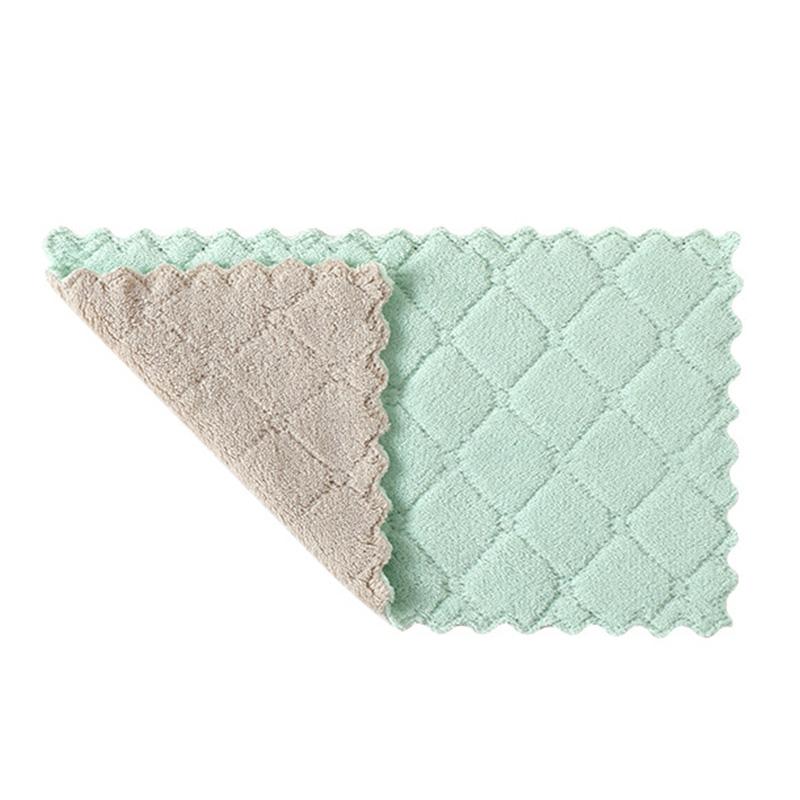 Nonstick Oil Wiping Rags Kitchen Efficient Super Absorbent Microfiber Cleaning Cloth Home Washing Dish Kitchen Cleaning Towel 4 pcs
