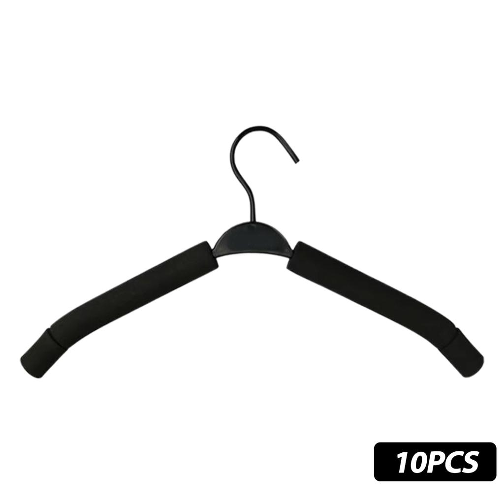 10pz Grucce in Spugna Antiscivolo per Negozio di Abbigliamento Grucce Espositori Rastrelliere Pieghevoli Flessibili Da Usare Per Appendere Pantaloni Giacca