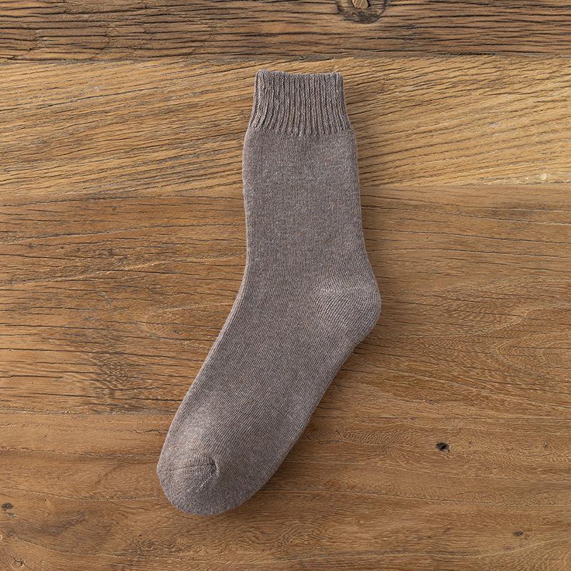 Women's Mid-Calf Anti-Pilling Thick Terry Floor Socks - Warm for Autumn & Winter.