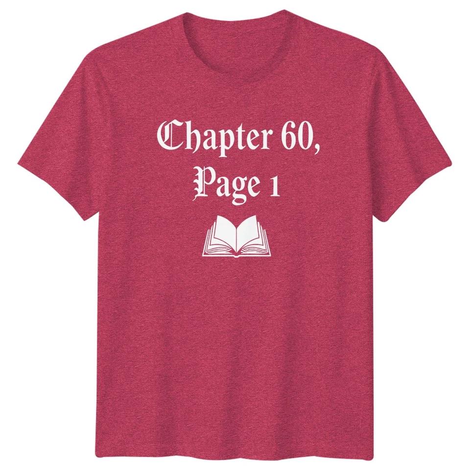 Chapter 60 Page 1 60th Birthday Occasions Mens Womens Graphic Tee 4 L