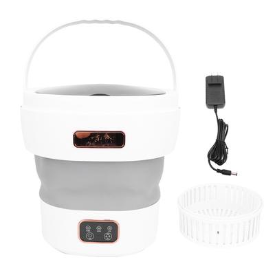 Tragbare Waschmaschine 12L Mini Faltbare Waschmaschine Schonendes Schleudern Automatischer Ablauf für Wohnungen Studentenwohnheime Hotels