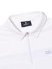 WIDEANGLE Toe Cut Point Polo Shirt L_White