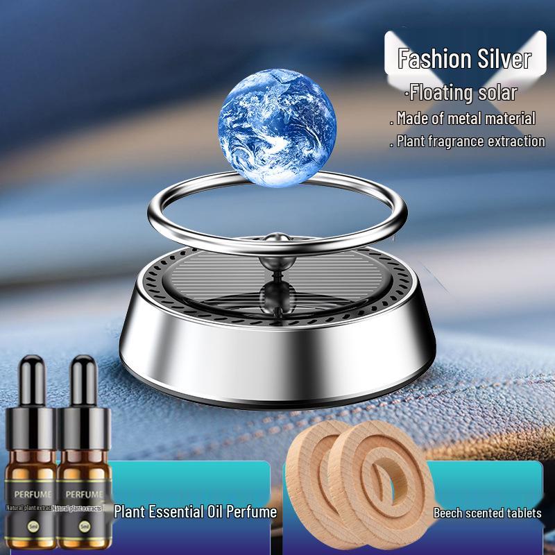 

Автомобильный ароматизатор на солнечной батарее: Сменные ароматы Марса и Земли с активацией светом Solar Aromatherapy