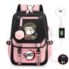 Demon slayer ghost extermination column student schoolbag junior high school student primary school student middle school student backpack