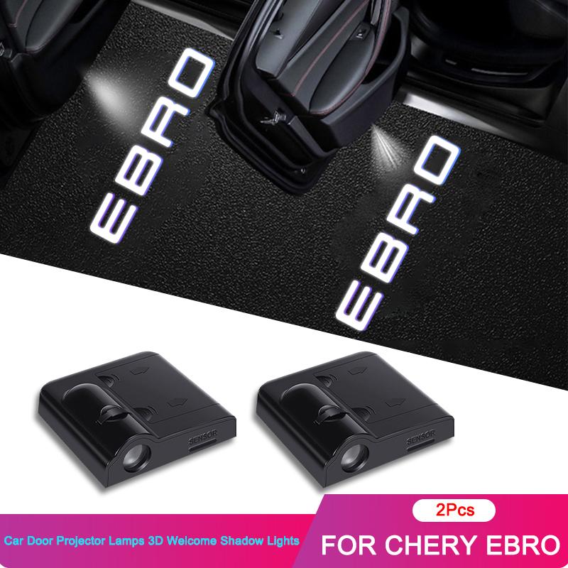 

2Pcs LED Car Door logo Projector Ghost Shadow Welcome Lights For Chery Ebro S800 S700 Jaecoo J5 J7 J8 Omoda 5 GT C5 GT S5 E5 O5