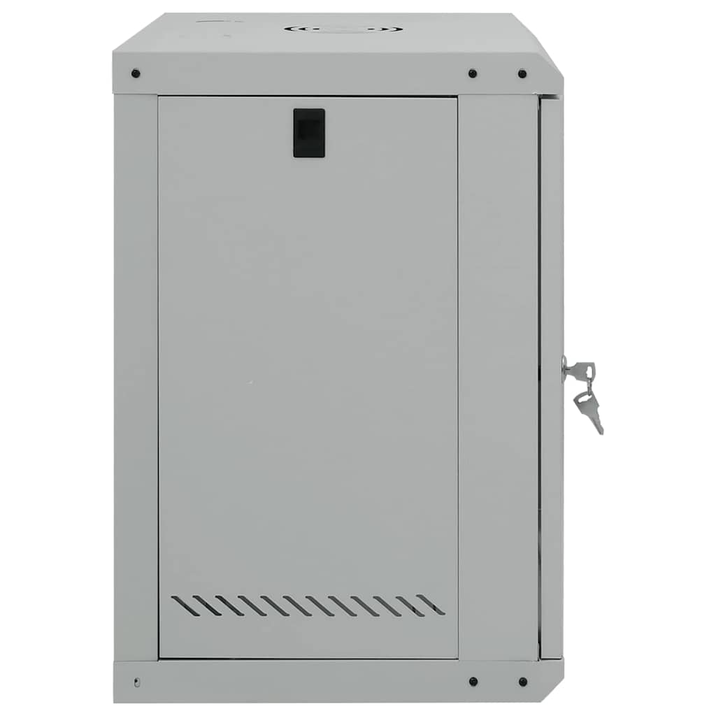 Network Cabinet with Storage Gray 53 x 45 x 60 cm Steel