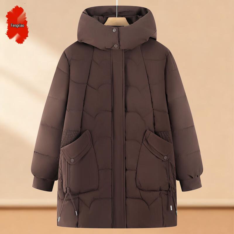 Women's Plus Size Hooded Cotton Padded Jacket