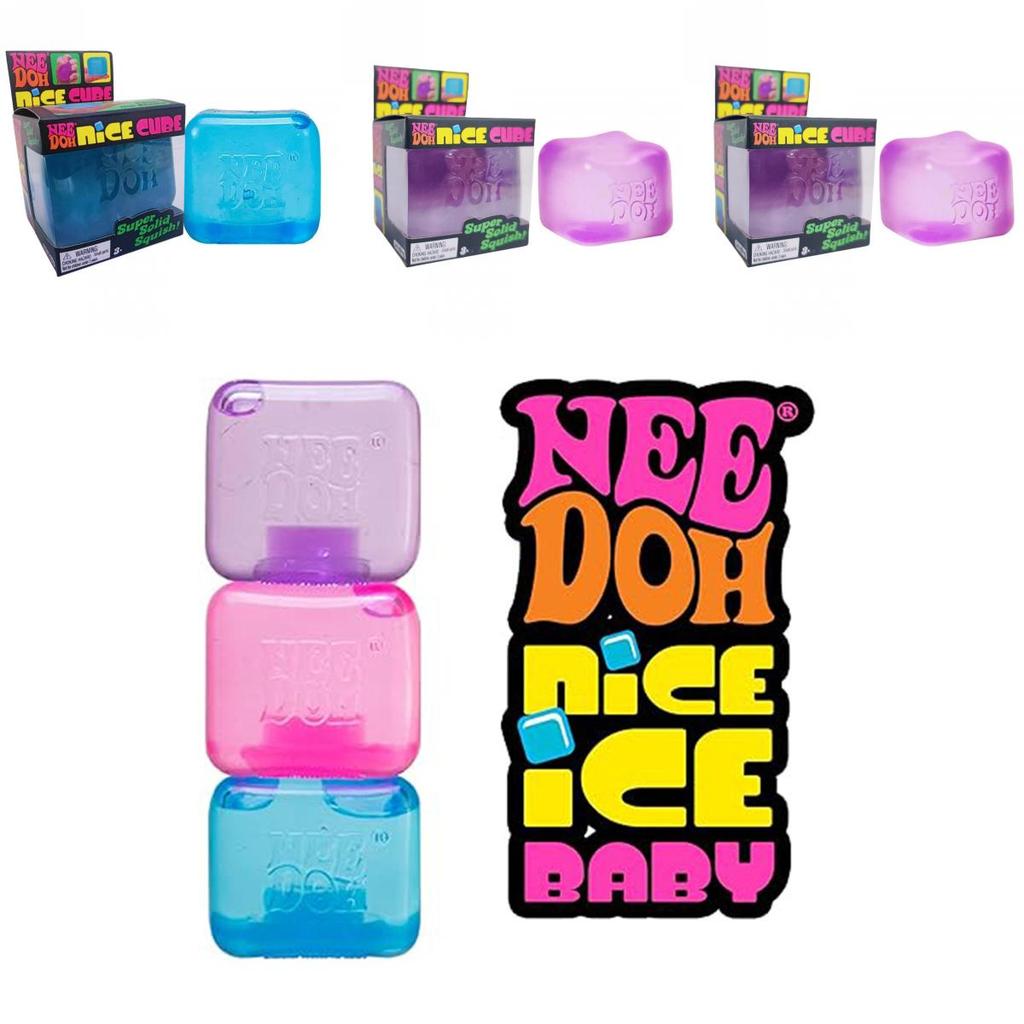 Stress Relief Needoh Nice Cube Sensory Squeeze Toy For Kids And Adults