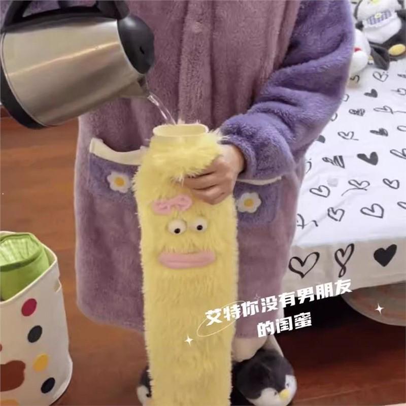

Little Monster Long Hot Water Bottle - Cozy Warmth for Dorms