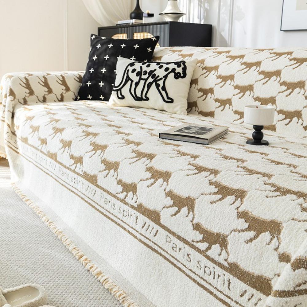 Anti-cat scratch winter plush sofa towel 2025 new seat cushion light luxury high-end universal cover full cover cloth blanket