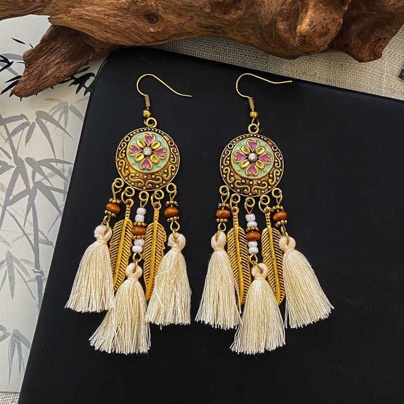 

Винтажные серьги-пусеты из тигрового глаза янтарно-коричневого цвета - Элегантные осенне-зимние украшения