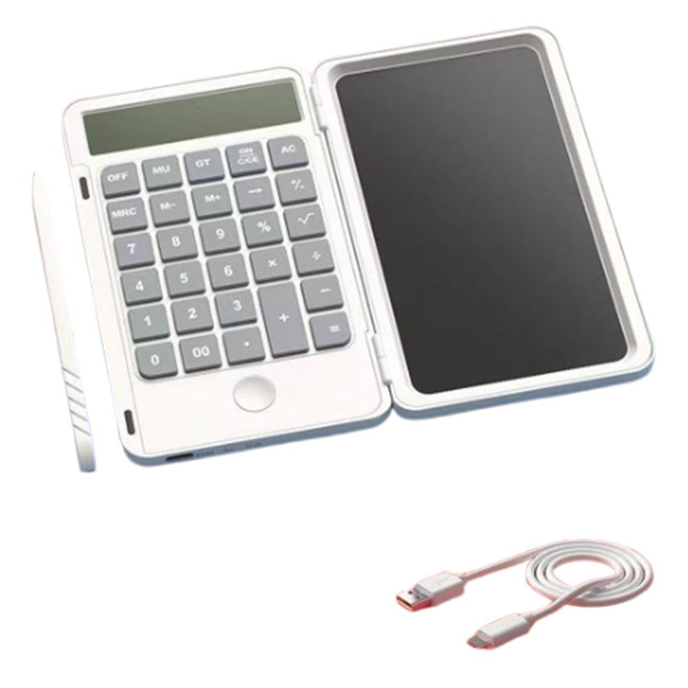 

2в1 Научный калькулятор Складная ЖК-панель для письма со стилусом Торговые центры белый