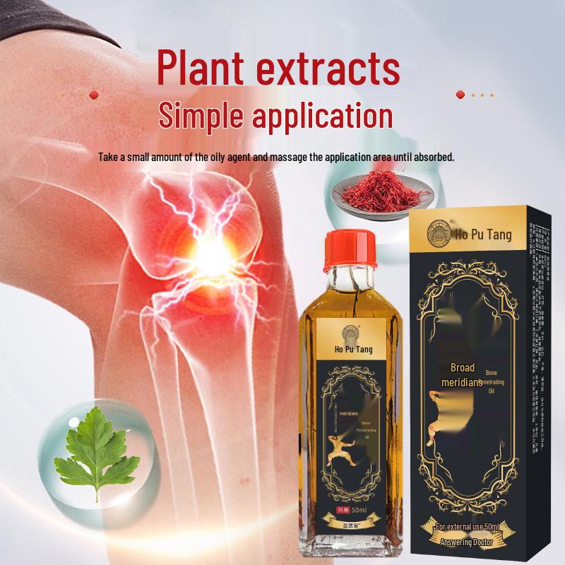 Meridian Bone-Penetrating Oil for Massage and Circulation - Joint, Neck, Shoulder, Waist, Leg Relief Liquid