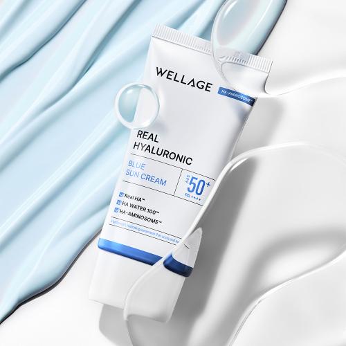 Wellage Real Hyaluronic Blue Sunscreen 50ml Spf50+ Pa++++