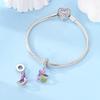Charms Original Copper Colorful Phoenix Pendant Beads Fit Bracelet Women Jewelry Diy Fine Gift Accessory