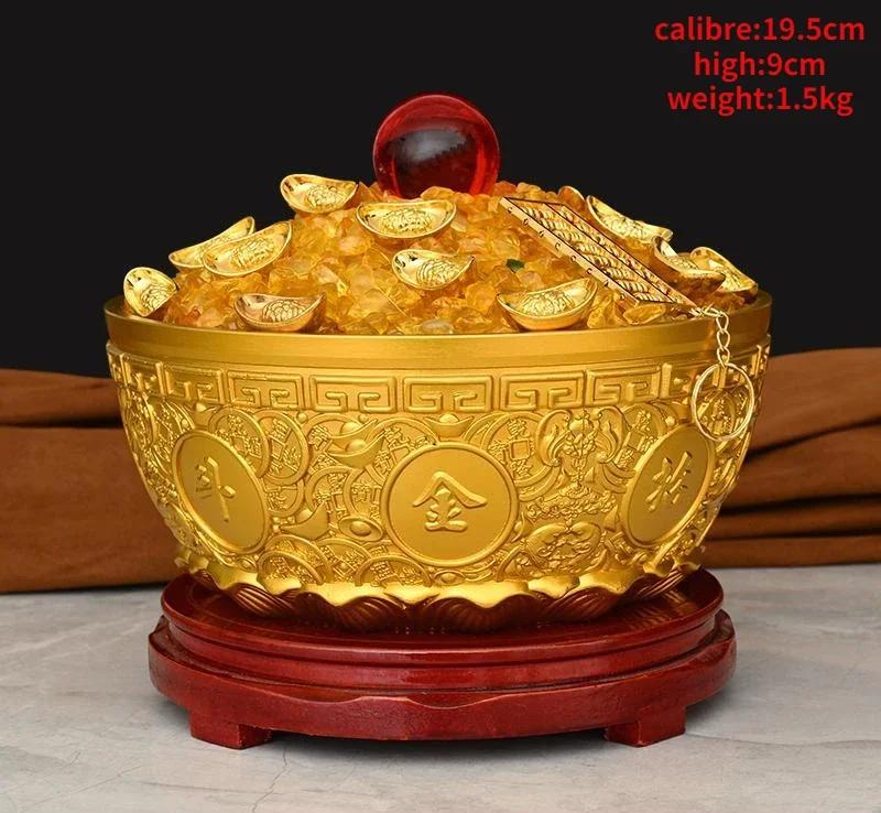 Copper Treasure Bowl Money Jar Shop Living Room Home Living Room Decoration