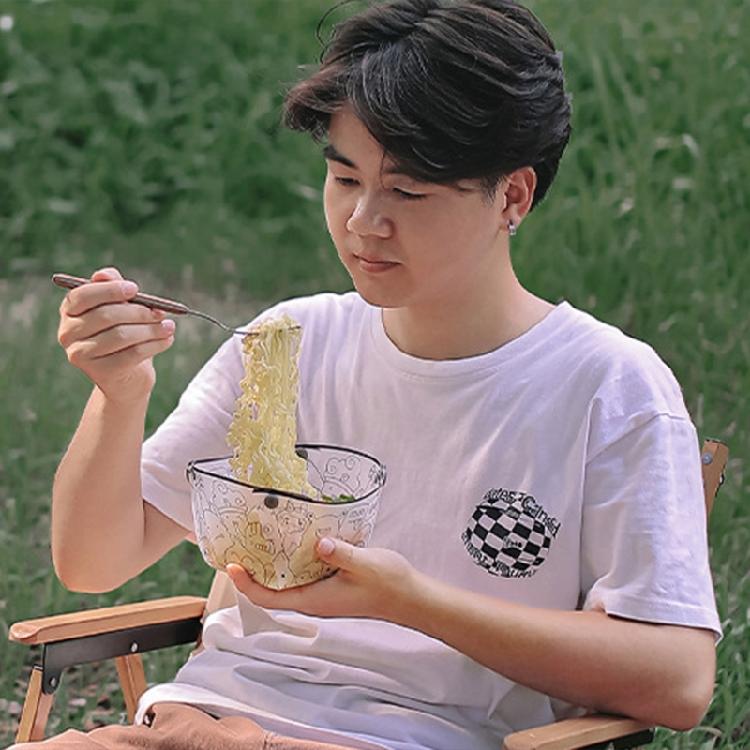 Lightweight Folding Bowl Plate Cup Filter Portable Plastic Picnic Tableware