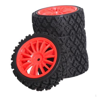 Zestaw 4 opon 1/10 RC Samochód Rajdowy Uniwersalny Ulepszenie Profesjonalny dla XV01 XV02 DIY Modyfikowany