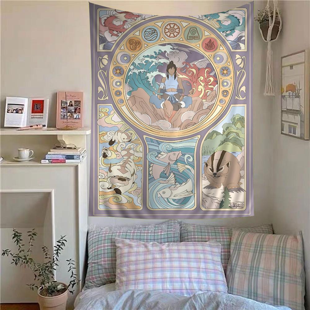 Avatar the Last Airbender DIY Wall Tapestry Hippie Flower Wall Carpets Dorm Decor Wall Art Decor