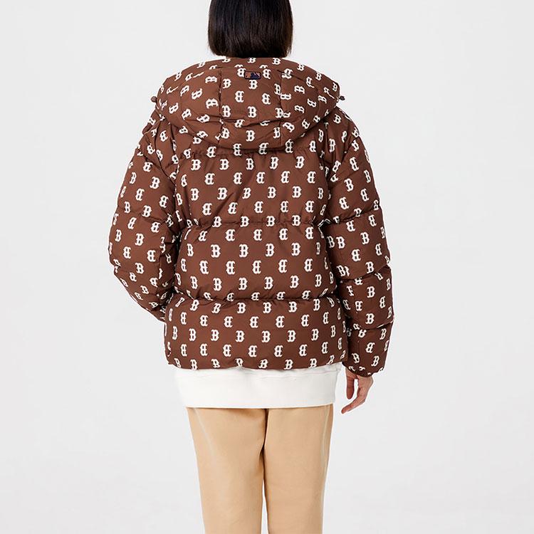 New MLB Down Jacket Unisex Dark Brown 3ADJM0326-43BRD